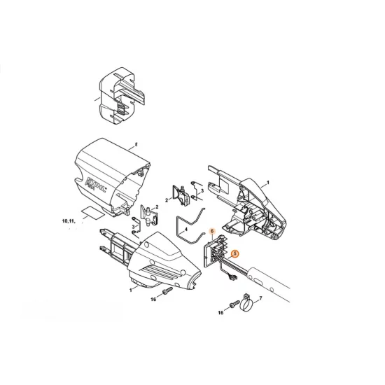 STIHL   Wiązka kabli 4863 440 3010